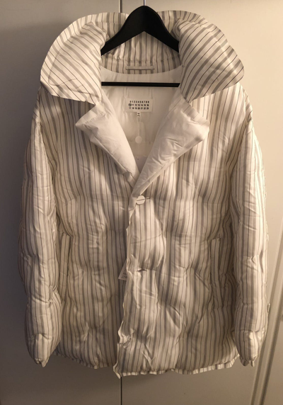 Pre-owned Maison Margiela New Glam Slam Margiela Puffer Jacket In White