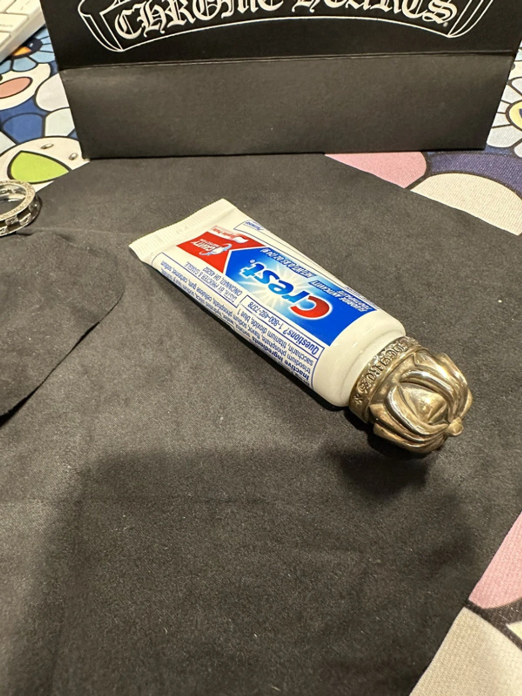 Pre-owned Chrome Hearts Toothpaste Cap In Silver | ModeSens