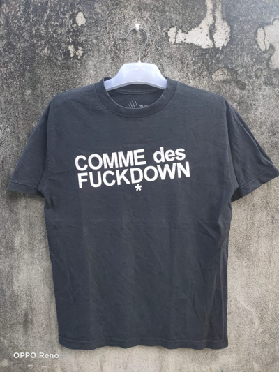 Pre-owned Avant Garde Comme Des Fuckdown In Black