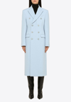 Wardrobe.nyc Double-breasted Wool Coat In Blue