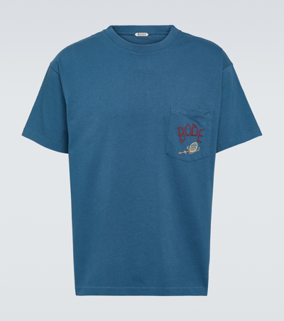 Bode Blue Sweet Pine T-shirt In Green