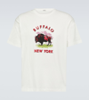 Bode Slim-fit Printed Cotton-jersey T-shirt In White