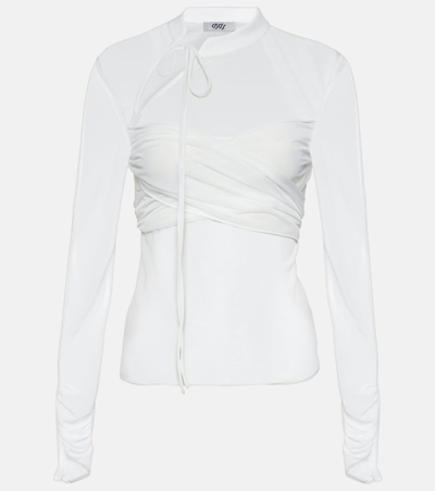 Didu Draped Top In White