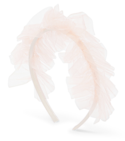 Bonpoint Kids' Blythe Tulle Headband In Pink