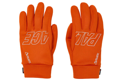 Pre-owned Palace Polartec Powerstretch Gloves Orange