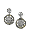 Andrea Candela Andrea Ii 18k Over Silver 0.06 Ct. Tw. Diamond Earrings