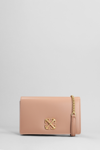 OFF-WHITE WALLET IN ROSE-PINK LEATHER