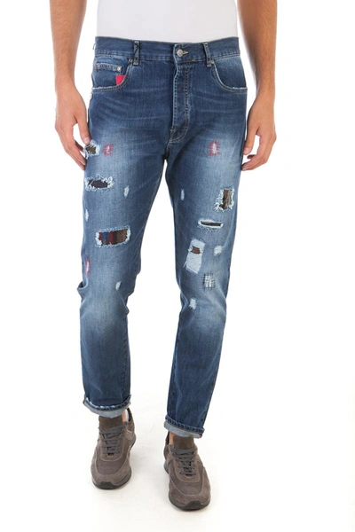 Daniele Alessandrini Jeans In Navy