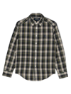 Polo Ralph Lauren Check-print Cotton Shirt In Blue