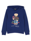 Polo Ralph Lauren Polo Pony Jersey Fleece Hoodie In Blue