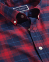 Charles Tyrwhitt Men's  Brushed Flannel Checkered Casual Shirt In Red