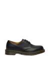 Dr. Martens' Burgundy 1461 Smooth Oxfords In Black