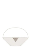 Attico Piccola Leather Shoulder Bag In White