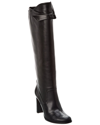 ALEXANDRE BIRMAN ALEXANDRE BIRMAN CLARITA SADDLERY 90 LEATHER KNEE-HIGH BOOT