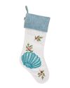 HGTV HGTV 20IN SHELL EMBROIDERED STOCKING