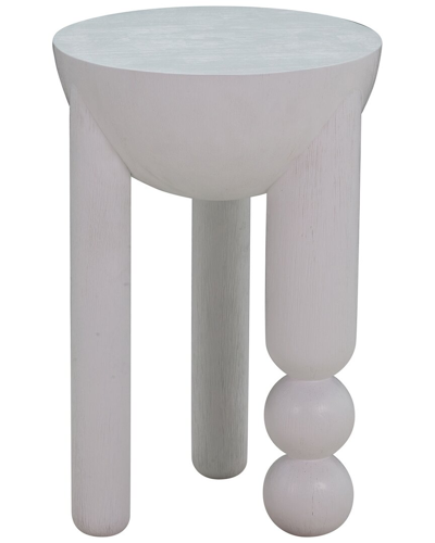 Tov Furniture Morse Accent Table In White