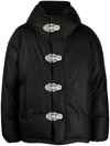 Craig Green Latch-fastening Hooded Puffer Jacket In Black