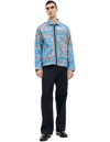Karu Research Handcrafted Quilted Cotton Jacket In Blue