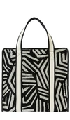 Missoni Abstract-pattern Terry-cloth Tote Bag In Rosso Multicolor