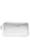 Stoney Clover Lane Clear Front Small Pouch In Blanc