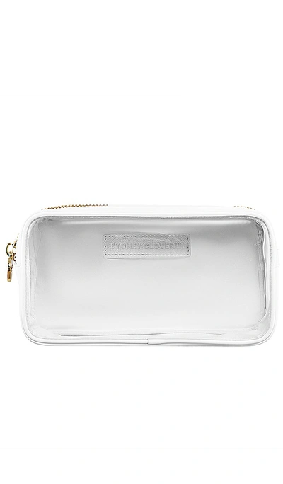 Stoney Clover Lane Clear Front Small Pouch In Blanc
