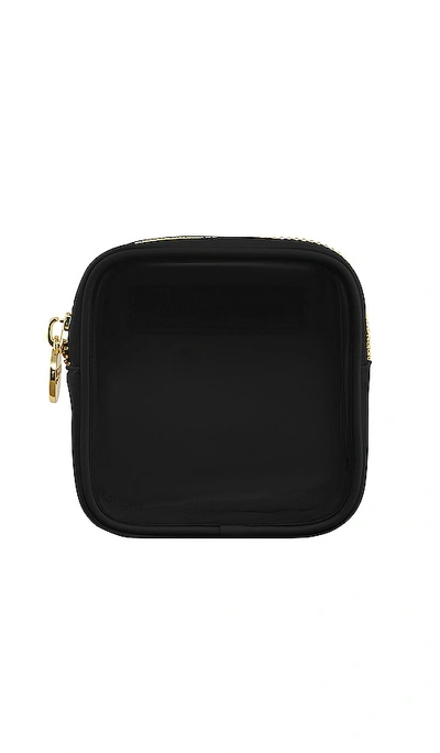 Stoney Clover Lane Clear Front Mini Pouch In Noir