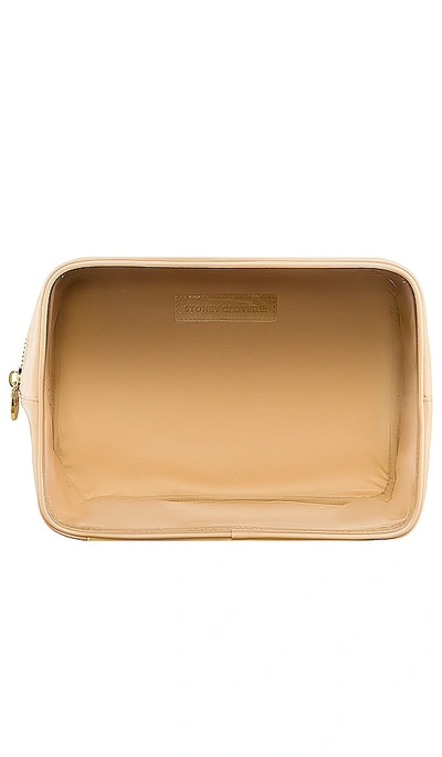 Stoney Clover Lane Clear Front Large Pouch In Sand