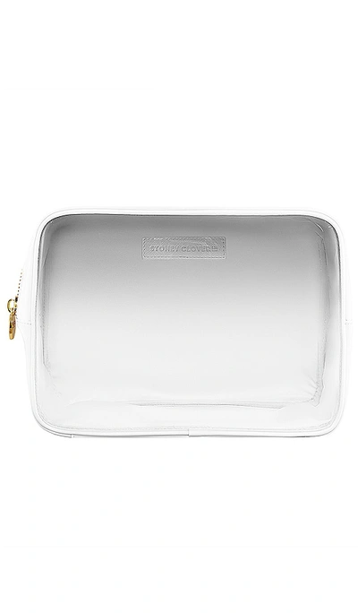 Stoney Clover Lane Clear Front Large Pouch In Blanc