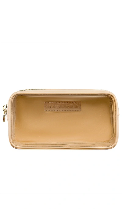 Stoney Clover Lane Clear Front Small Pouch In Sand