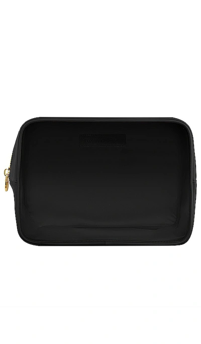 Stoney Clover Lane Clear Front Large Pouch In Noir