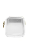 Stoney Clover Lane Clear Front Mini Pouch In Blanc