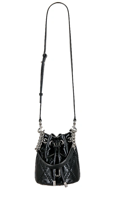 Marc Jacobs The Quilted Bucket Bag In Black