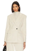 Rag & Bone Tessa Corduroy Blazer In Ivory