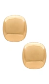 Ettika Square Hoops In Gold