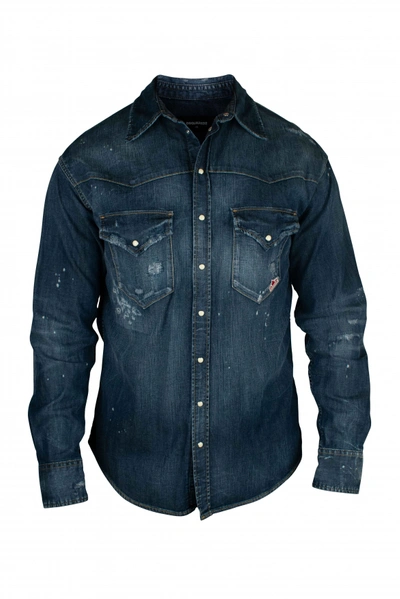 Dsquared2 Shirt In Blue