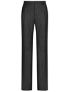 DOLCE & GABBANA STRETCH FLANNEL TROUSERS