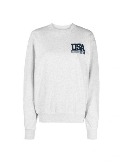 Sporty And Rich Gray Team Usa Sweatshirt In Grey