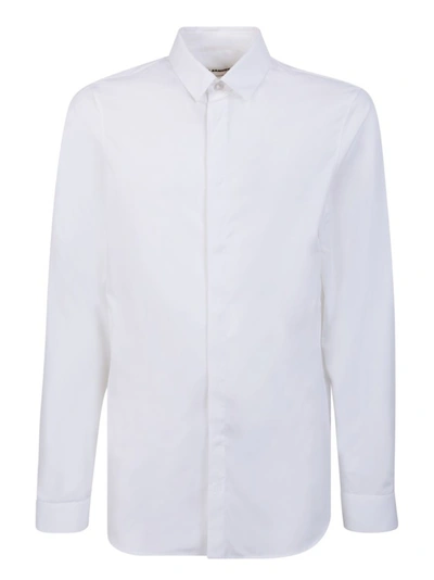 Jil Sander White Point-collar Organic Cotton Shirt