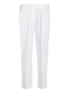 Brunello Cucinelli Cady Cropped Trousers In White