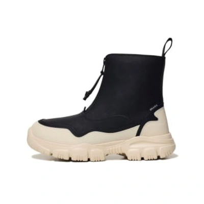 Sha·ka Trek Zip Bootie Black/linen