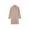 Suncoo Chona Knit Jumper Dress In Taupe