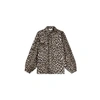 Shop Suncoo Lanna Shirt In Beige Leopard In Neturals