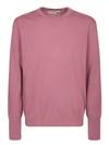 Ballantyne Pink Cashmere Jumper In Pink
