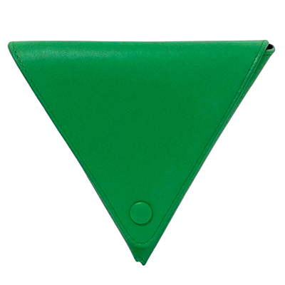 Bottega Veneta Green Leather Clutch Bag ()