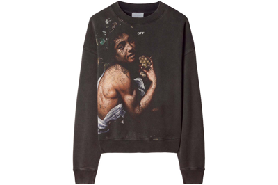 Pre-owned Off-white Bacchus Cotton Sweatshirt Brown/print