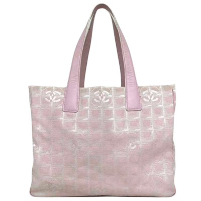 Pre-owned Chanel 8 Heures Shopping Pink Synthetic Tote Bag ()