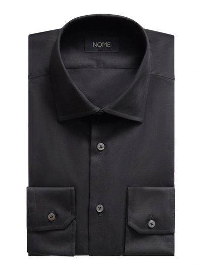 Nome X Xacus Cotton Shirt In Black
