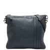 GUCCI GUCCI ABBEY NAVY LEATHER SHOULDER BAG (PRE-OWNED)
