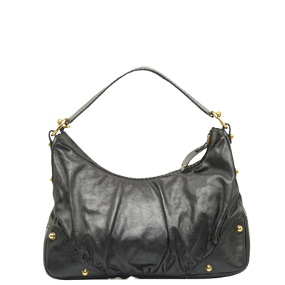 Gucci Black Leather Shopper Bag ()