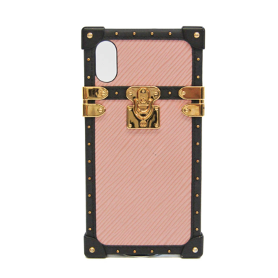 Pre-owned Louis Vuitton Etui Iphone Pink Leather Wallet  ()